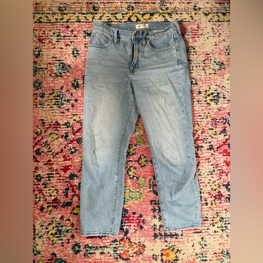 Madewell Light Blue Straight-Leg Jeans